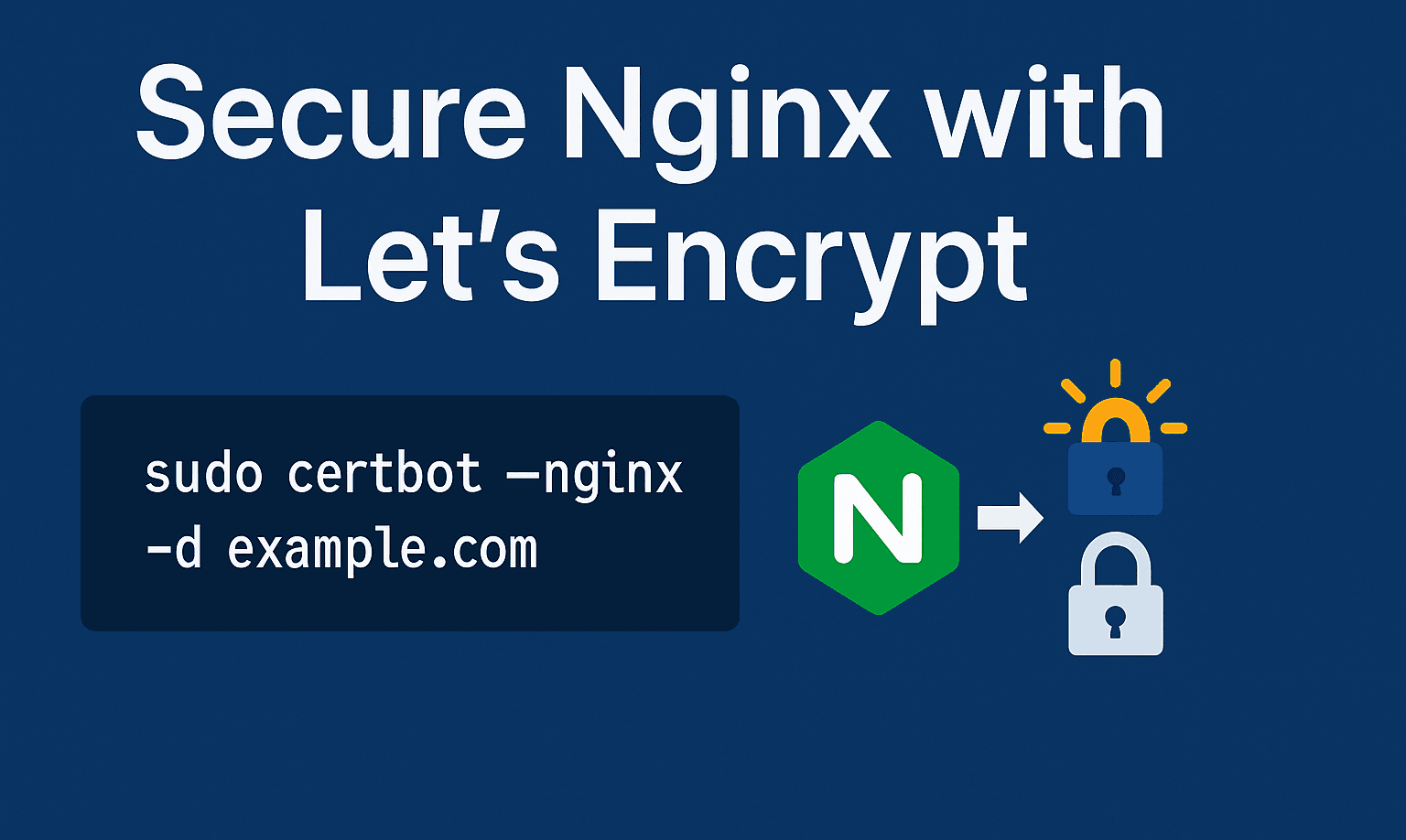 Secure Nginx with Let’s Encrypt